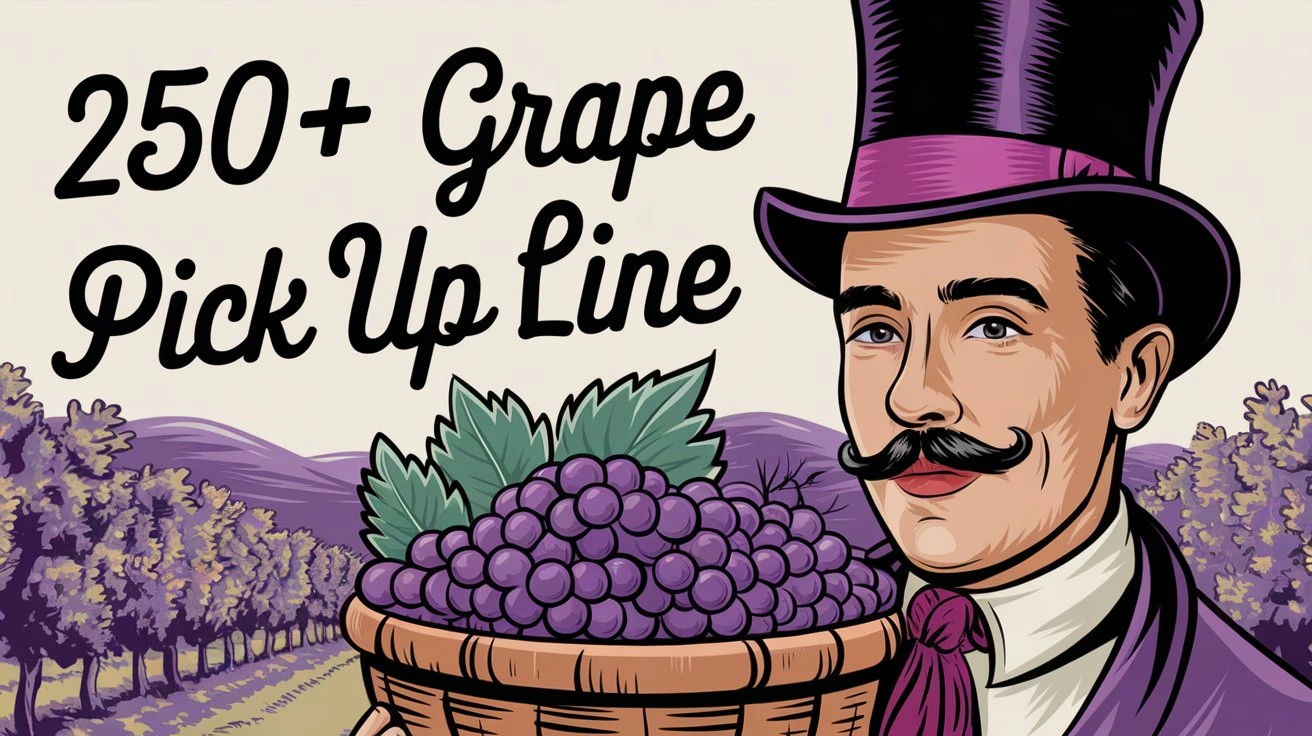 250+ Grape Pick Up Line