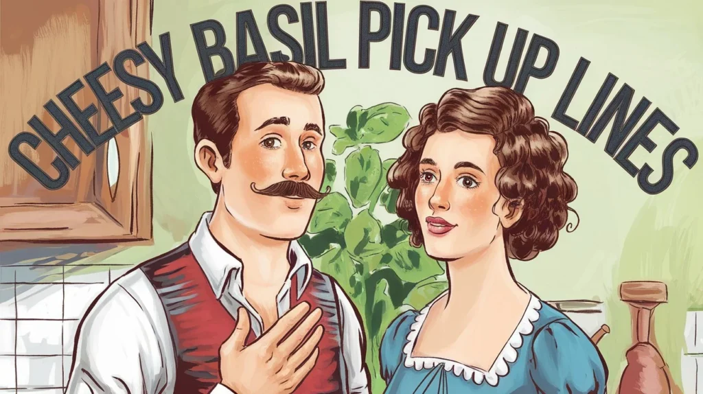 Cheesy Basil Pick Up Lines