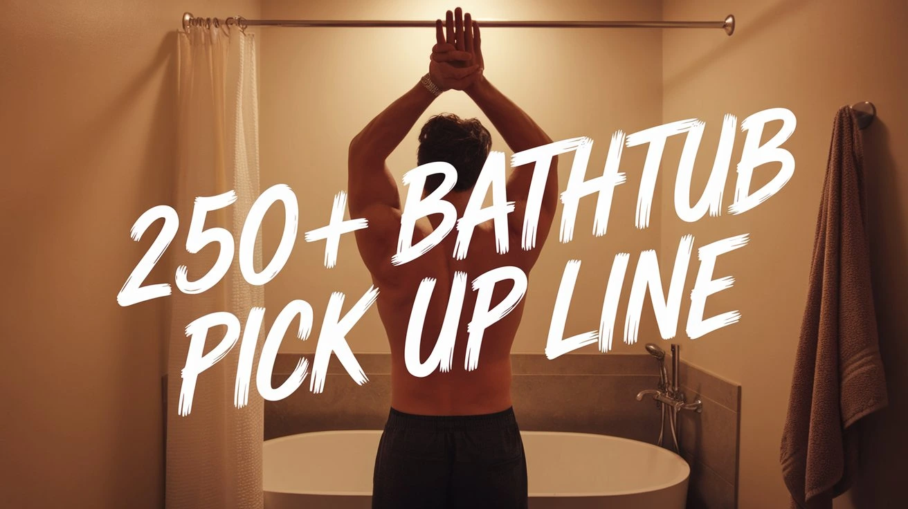 250+ Bathtub Pick Up Line