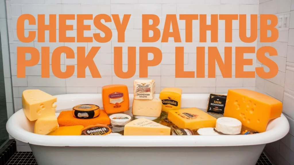 Cheesy Bathtub Pick Up Lines