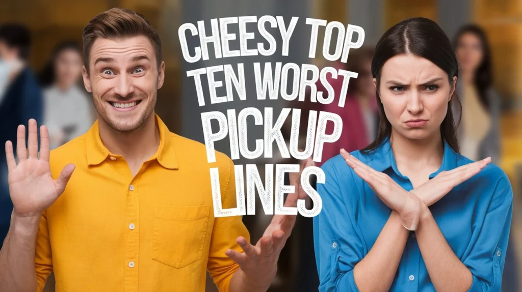 Cheesy Top Ten Worst Pickup Lines