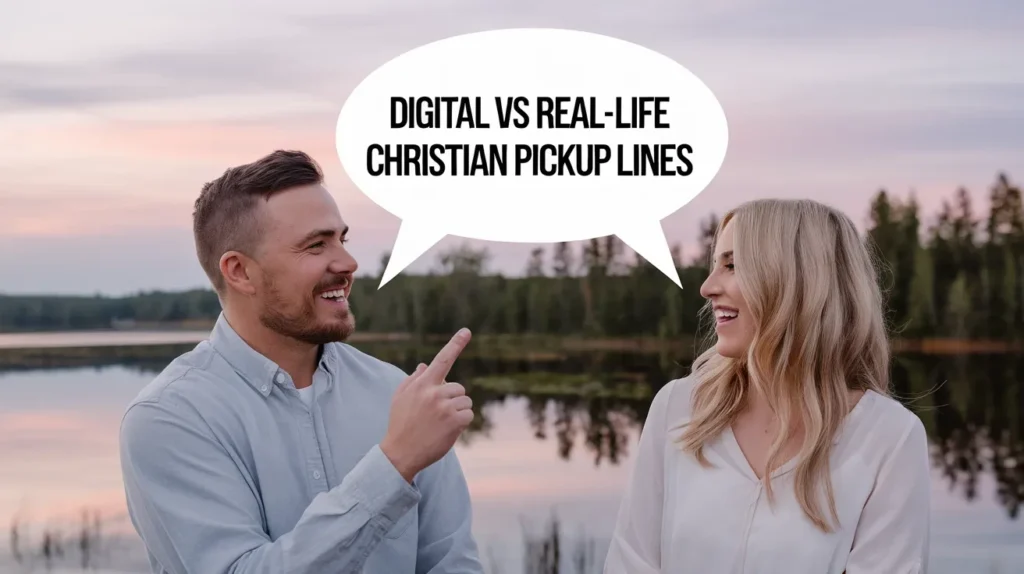 Digital vs Real-Life Christian Pickup Lines