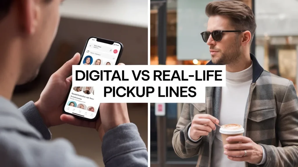 Digital vs Real-Life Pickup Lines