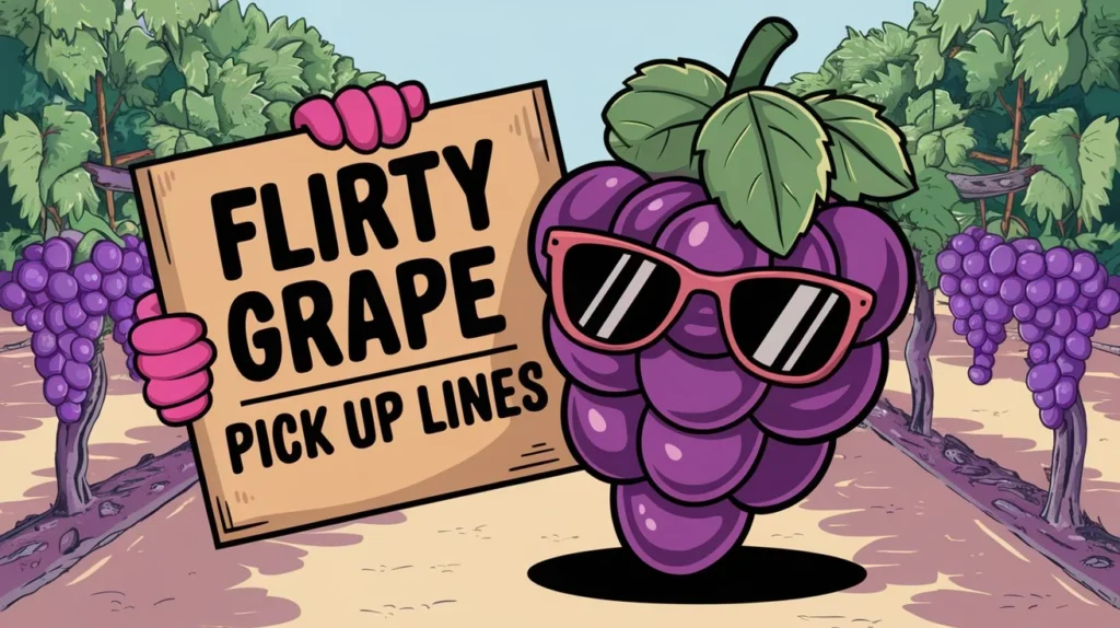 Flirty Grape Pick Up Lines