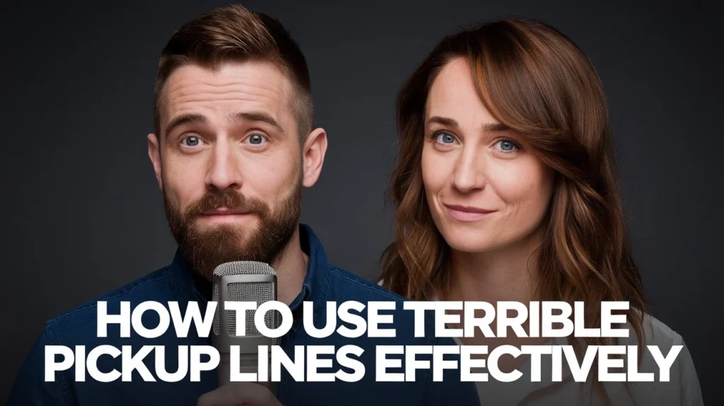 How to Use Terrible Pickup Lines Effectively