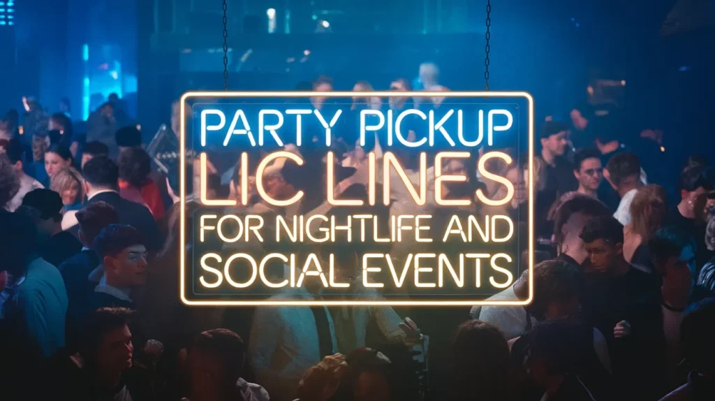 Party Pickup Lines for Nightlife and Social Events