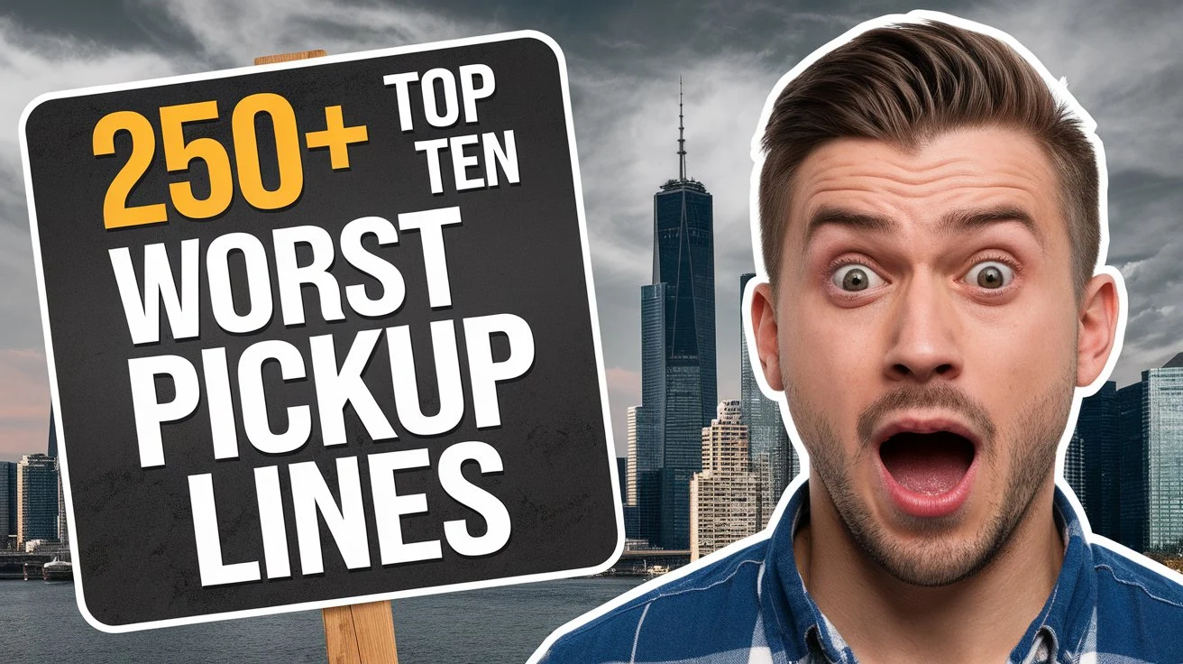 250+ Top Ten Worst Pickup Lines