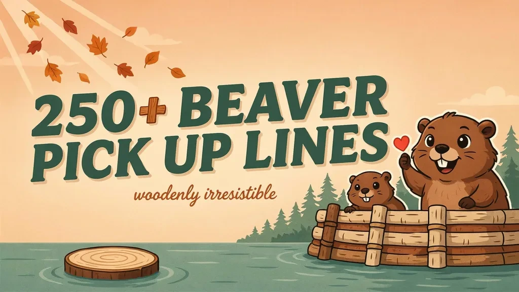 Beaver Pick Up Lines