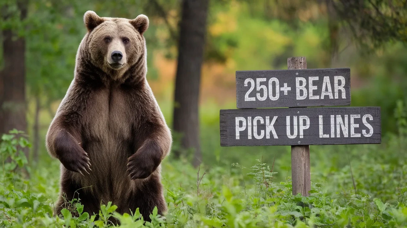 250+ Bear Pick Up Lines