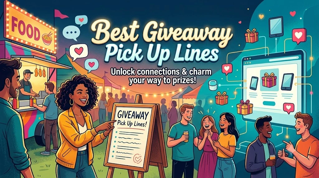 Best Giveaway Pick Up Lines