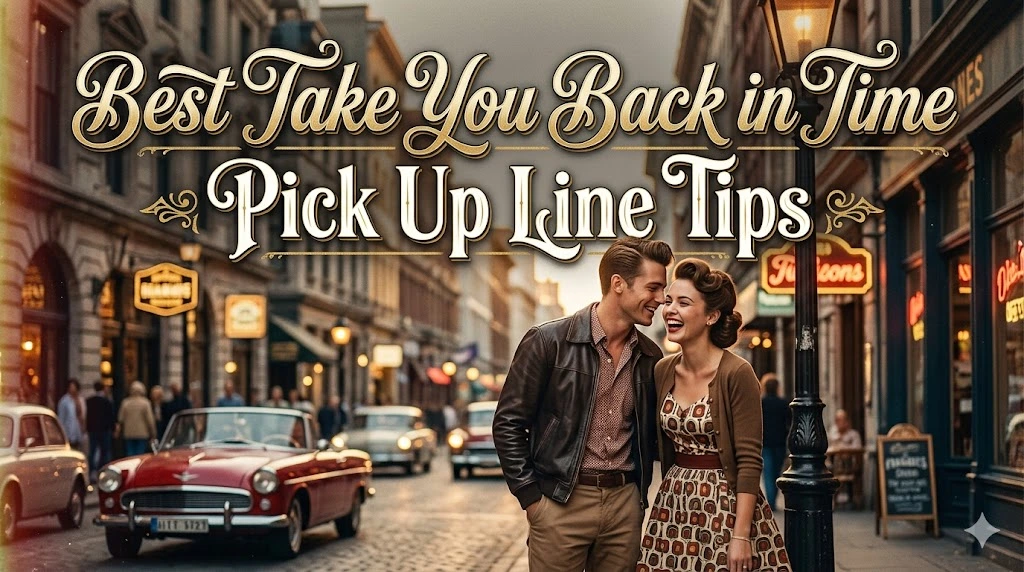Best Take You Back in Time Pick Up Line Tips