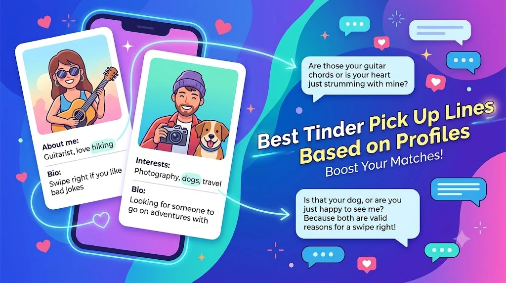 Best Tinder Pick Up Lines Based on Profiles