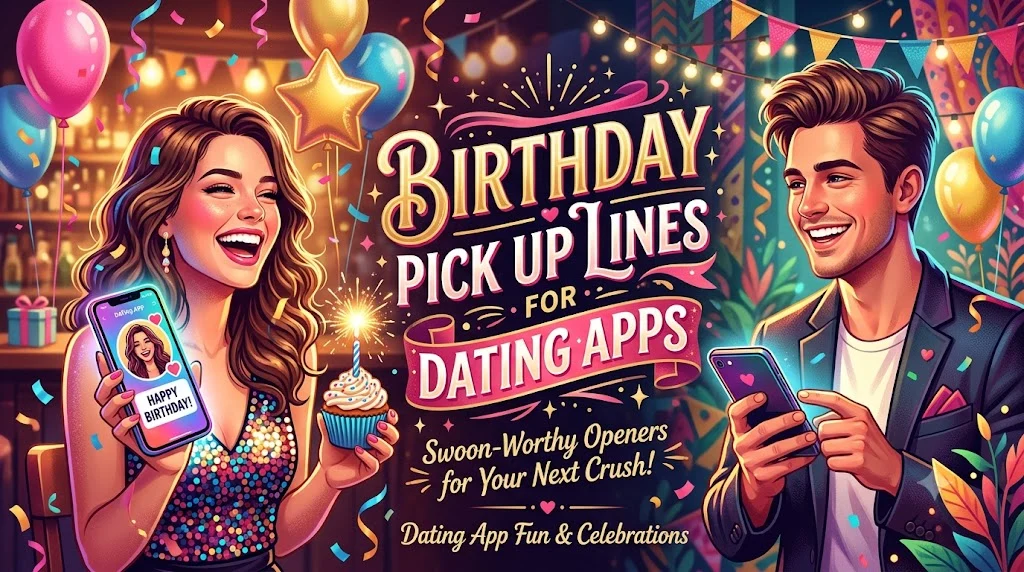Birthday Pick Up Lines for Dating Apps