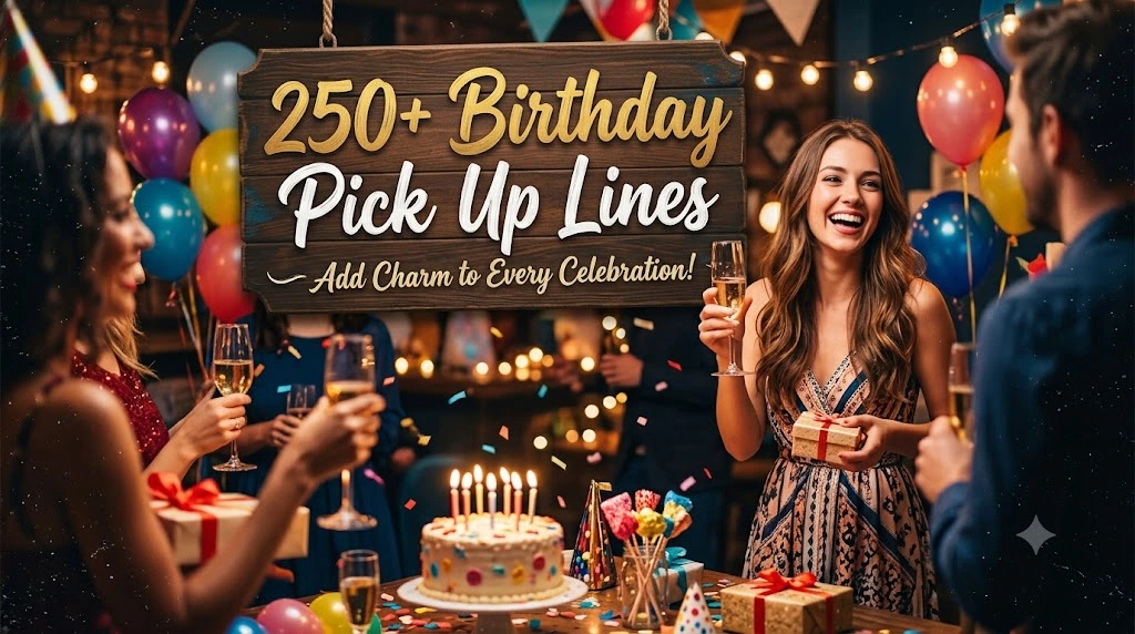 Birthday Pick Up Lines