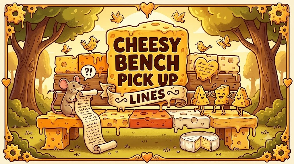 Cheesy Bench Pick Up Lines