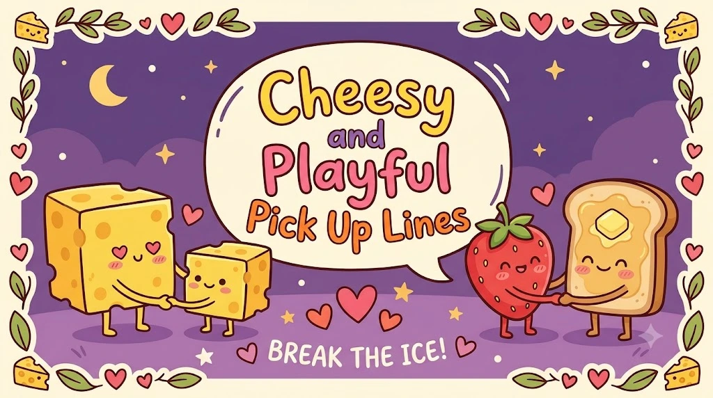 Cheesy and Playful Pick Up Lines