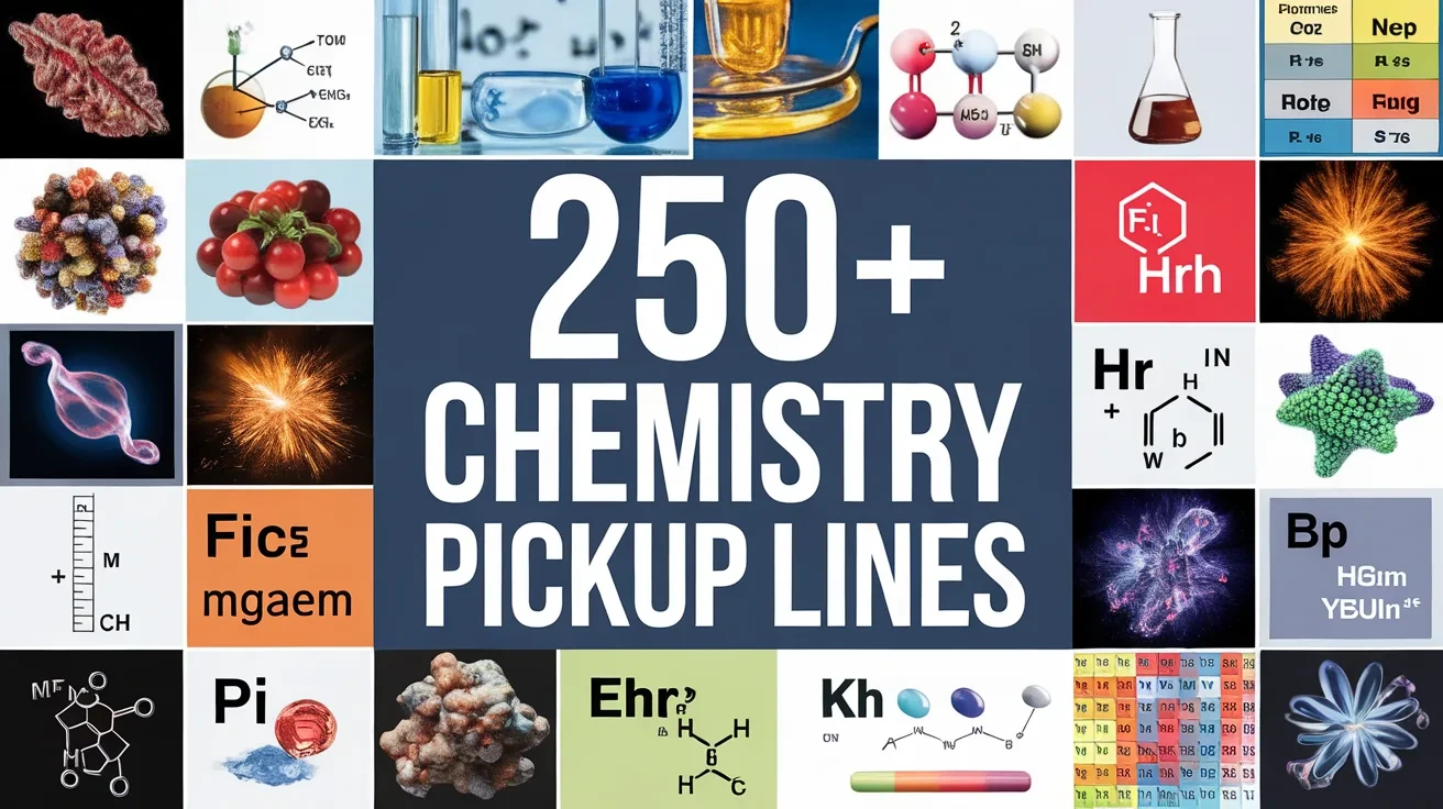 250+ Chemistry Pickup Lines
