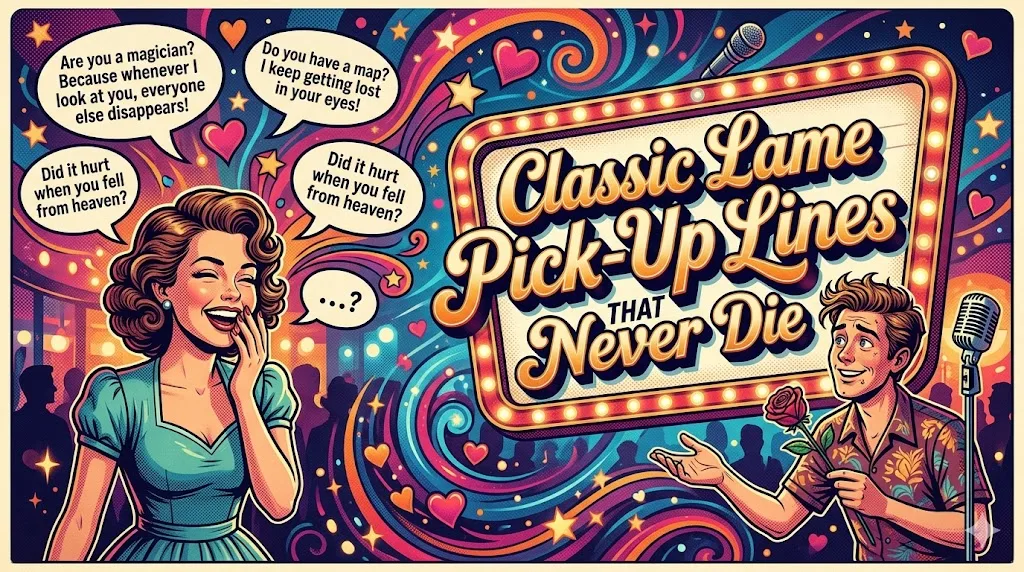 Classic Lamest Pick Up Lines That Never Die