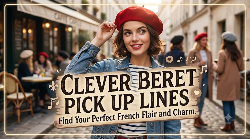 Clever Beret Pick Up Lines