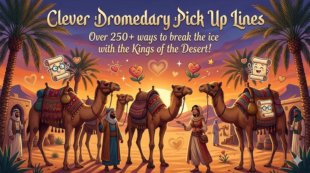 Clever Dromedary Pick Up Lines