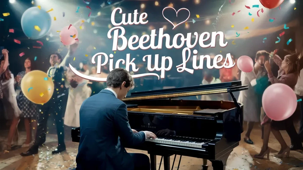 Cute Beethoven Pick Up Lines