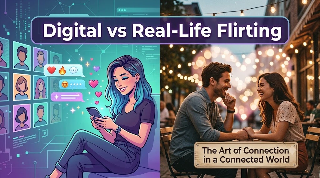 Digital vs Real-Life Flirting