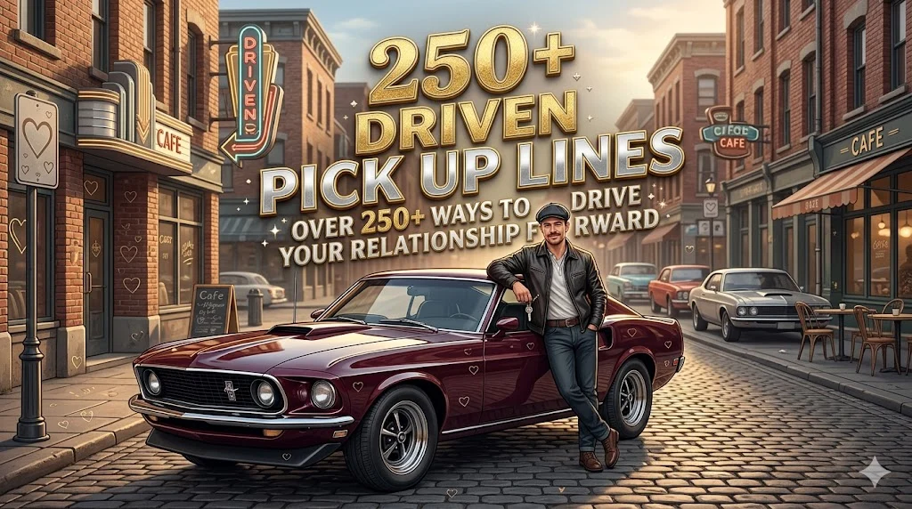 Driven Pick Up Lines