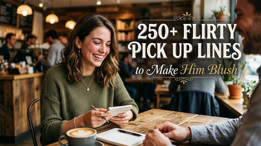 Flirty Pick Up Lines to Make Him Blush