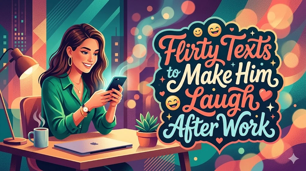 Flirty Texts to Make Him Laugh After Work