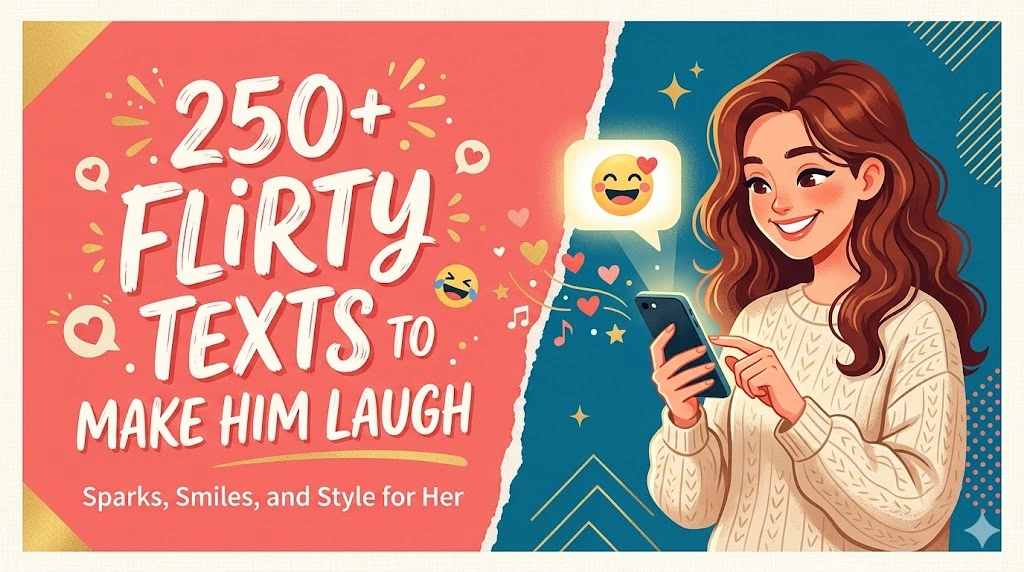Flirty Texts to Make Him Laugh