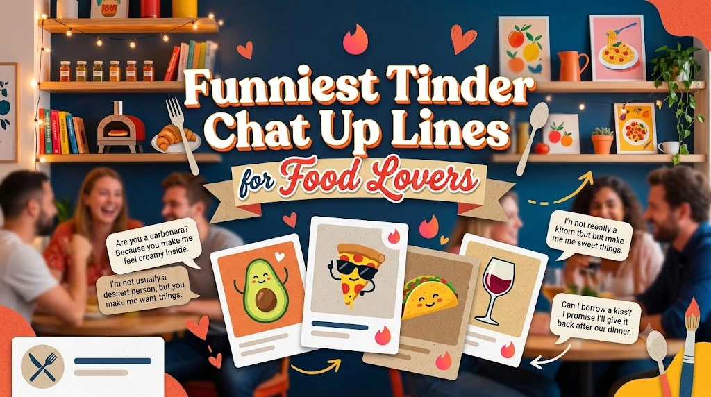 Funniest Tinder Chat Up Lines for Food Lovers