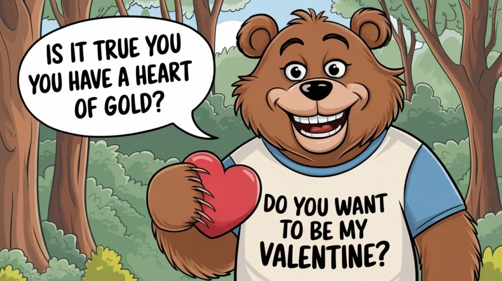 Funny Bear Pick Up Lines