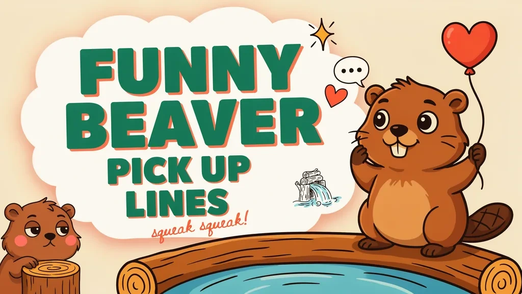 Funny Beaver Pick Up Lines