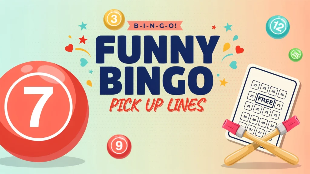 Funny Bingo Pick Up Lines