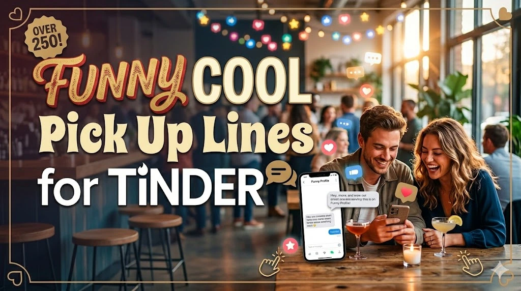 Funny Cool Pick Up Lines for Tinder