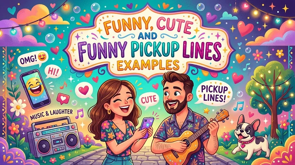 Funny Cute and Funny Pickup Lines Examples