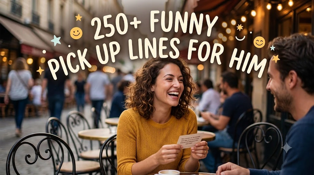 Funny Pick Up Lines for Him