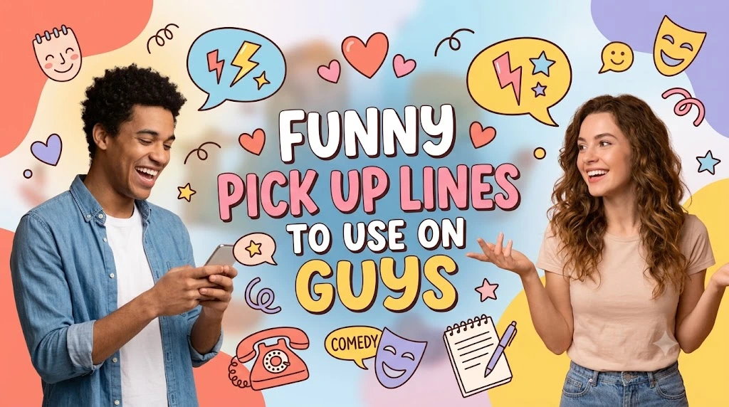 Funny Pick Up Lines for to Use on Guys