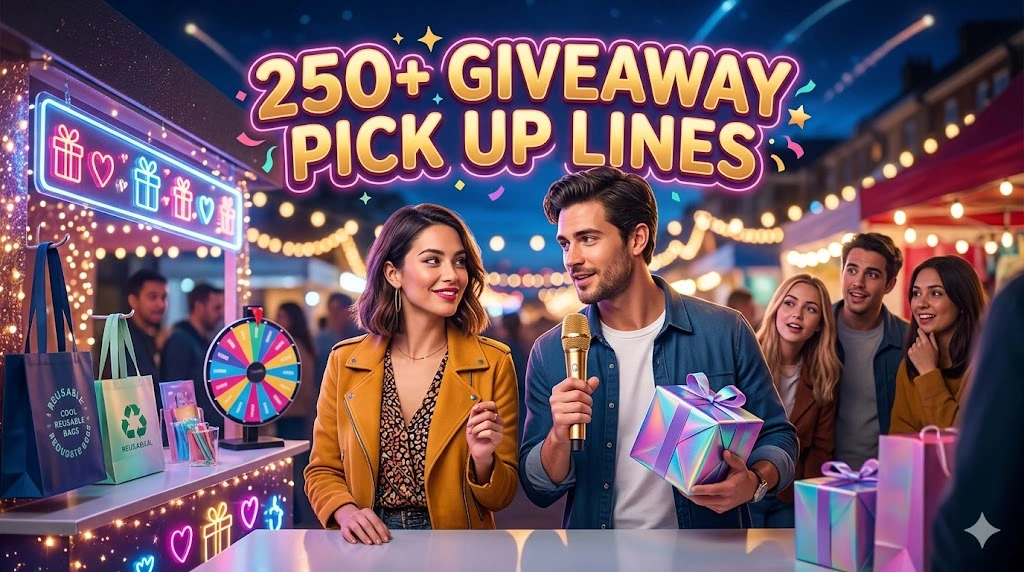 Giveaway Pick Up Lines