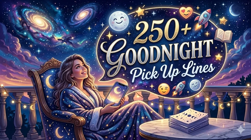 Goodnight Pick Up Lines