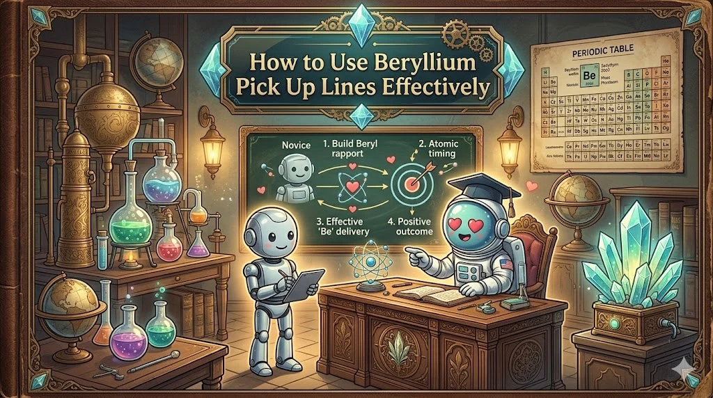 How to Use Beryllium Pick Up Lines Effectively