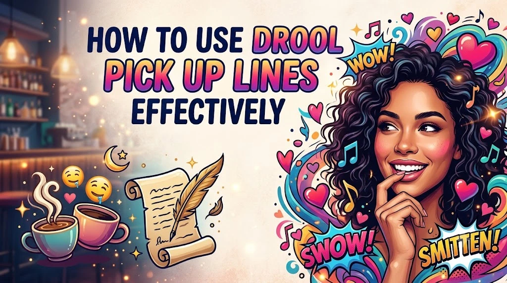 How to Use Drool Pick Up Lines Effectively