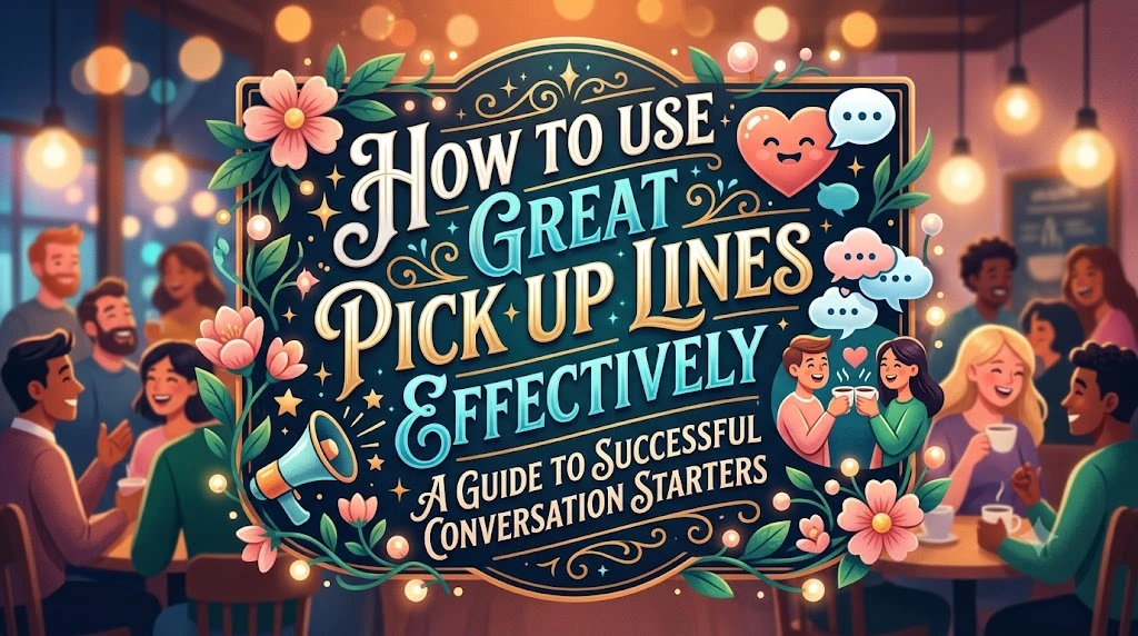 How to Use Great Pick Up Lines Effectively