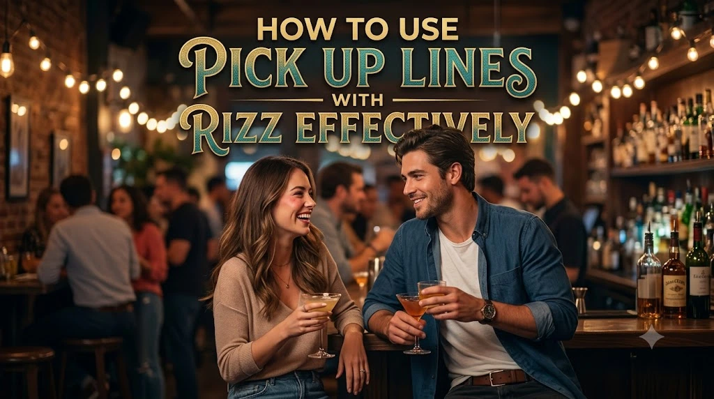 How to Use Pick Up Lines With Rizz Effectively
