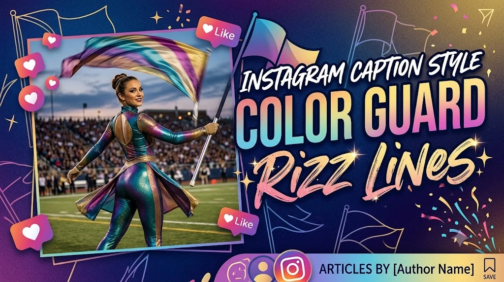 Instagram Caption Style Color Guard Rizz Lines