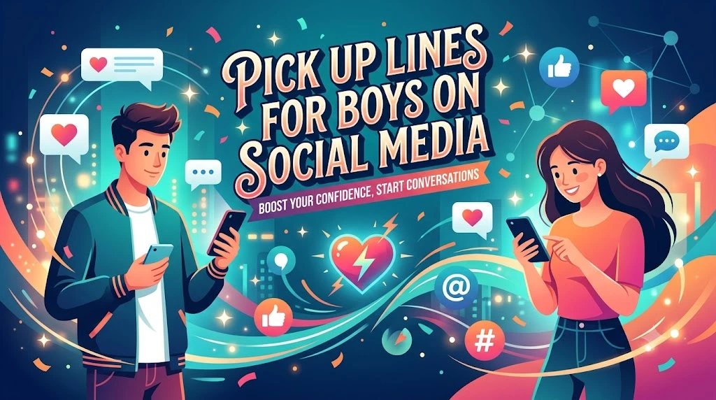 Pick Up Lines for Boys on Social Media