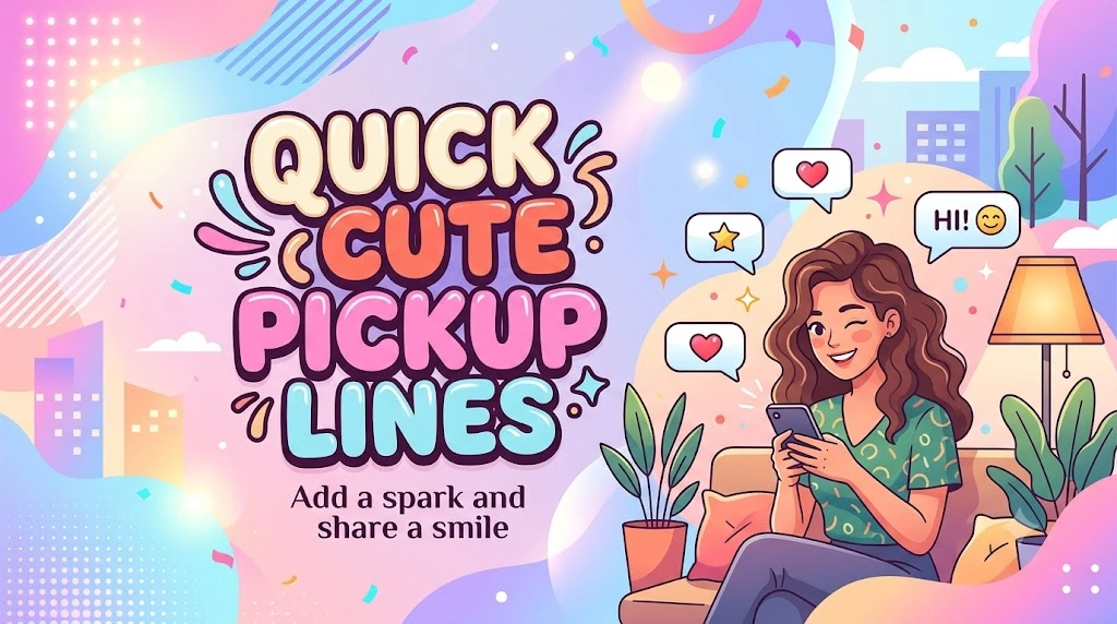 Quick Cute Pickup Lines