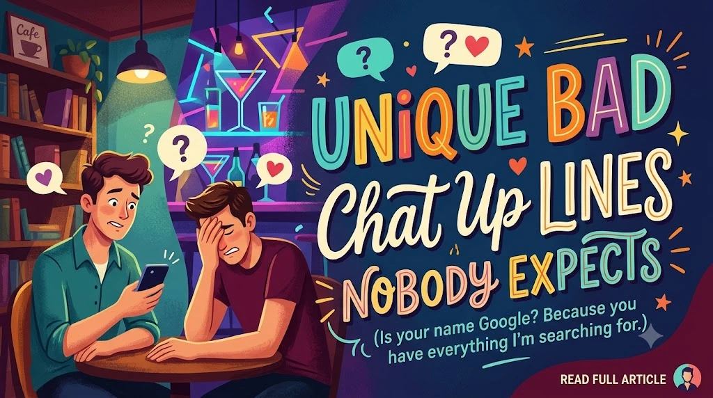 Unique Bad Chat Up Lines Nobody Expects