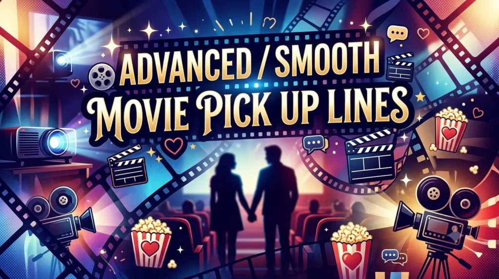 Advanced / Smooth Movie Pick Up Lines