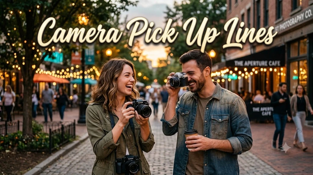 Camera Pick Up Lines